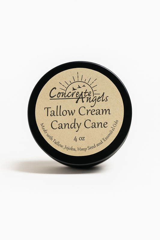 Candy Cane Tallow Cream